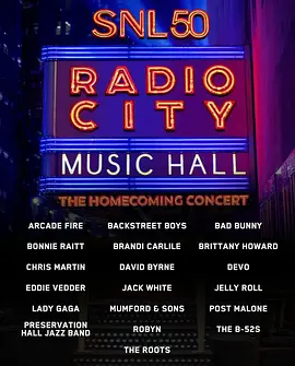 周六夜现场50周年演唱会封面图