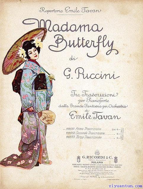 普契尼：蝴蝶夫人封面图